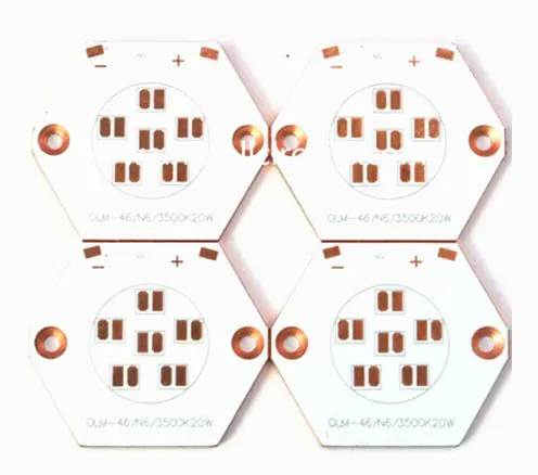 Enkeltsidet kobberbaseret printkort